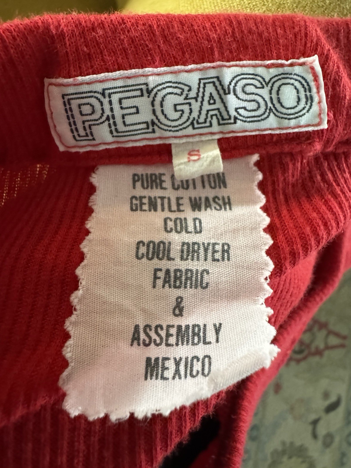 Vtg 80s Pegaso Quilted Patchwork Full Sweep Skirt Midi S/M Mexican Folk Art 90s