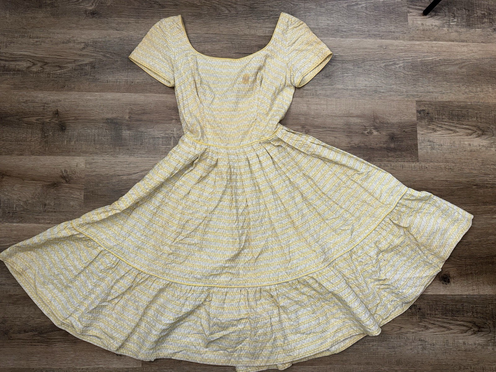 True Vintage 50’s 60’s Pat Premo Of California Dress Rockabilly Grease Size 10