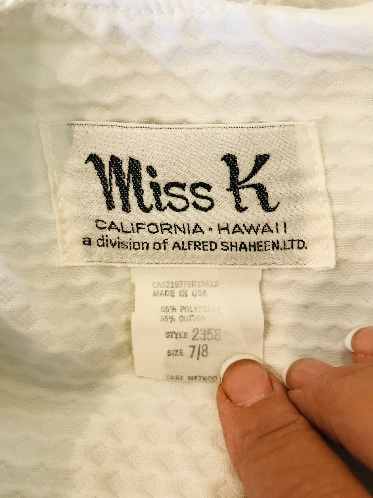 VINTAGE 1970’S ALFRED SHAHEEN MISS K SEER-SUCKER HIPPIE PRAIRIE DRESS EMBROIDER