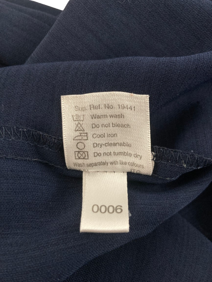 Vintage Oasis Navy Blue Women’s Pants Size 14 Lightweight Casual Slacks