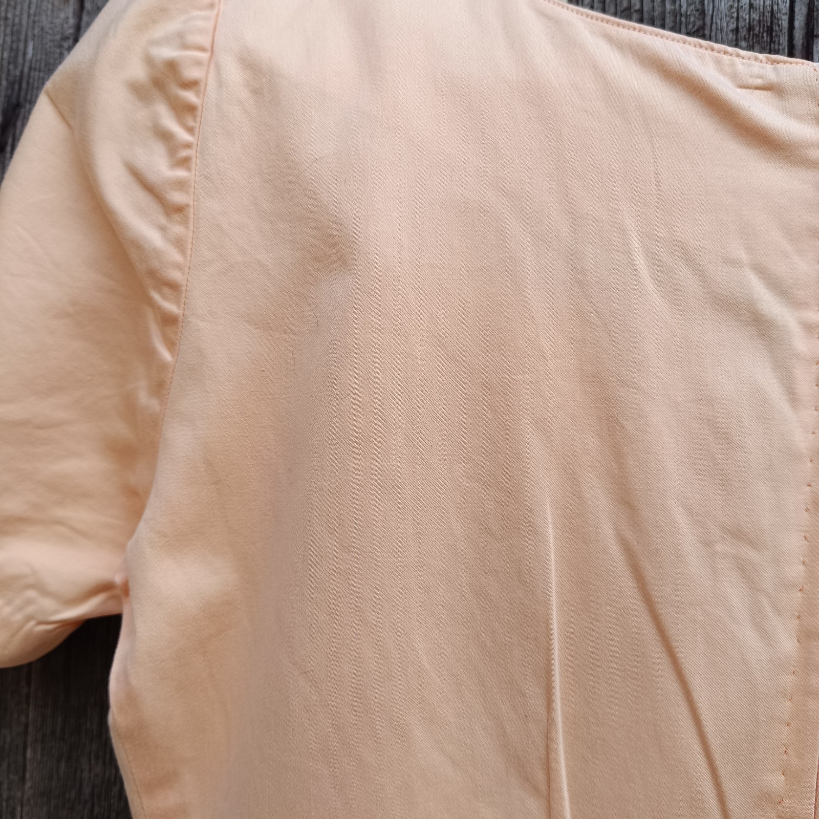 Apricot Peach Sheath Dress 36 S 38 M Vintage Summer Cocktail Dress Catenella Ital
