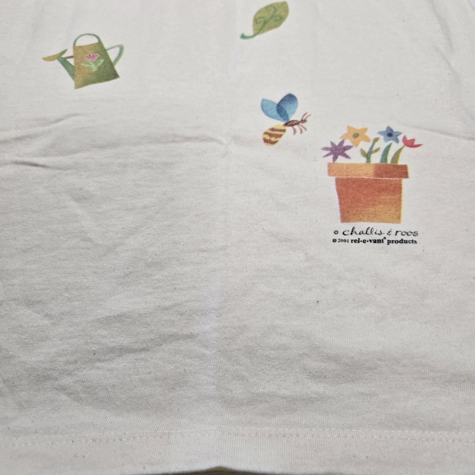 Vintage Relevant Products Challis & Roos Queen Of The Garden AOP Tshirt XL Y2K
