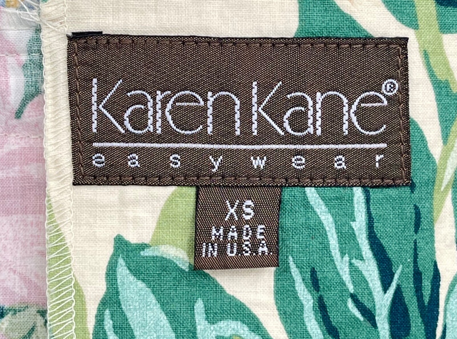 Karen Kane 90’s Floral Blazer XS/S Polished Cotton Romantic Feminine Oversized