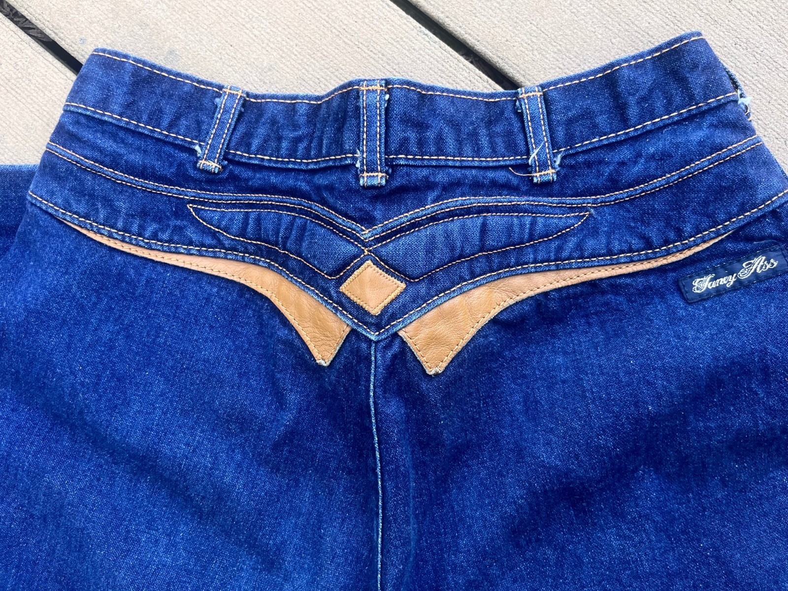 VINTAGE FANCY ASS JEANS 1970s/1980s 30w IN PERFECT CONDITION!