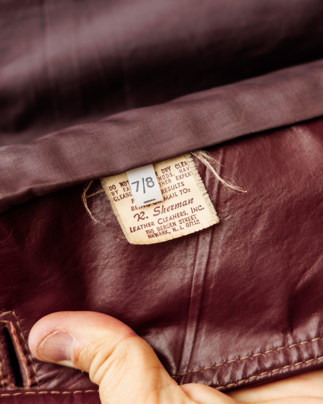 Vintage 70s Red Rust Brown Leather Blazer Jacket Coat – 80s 90s