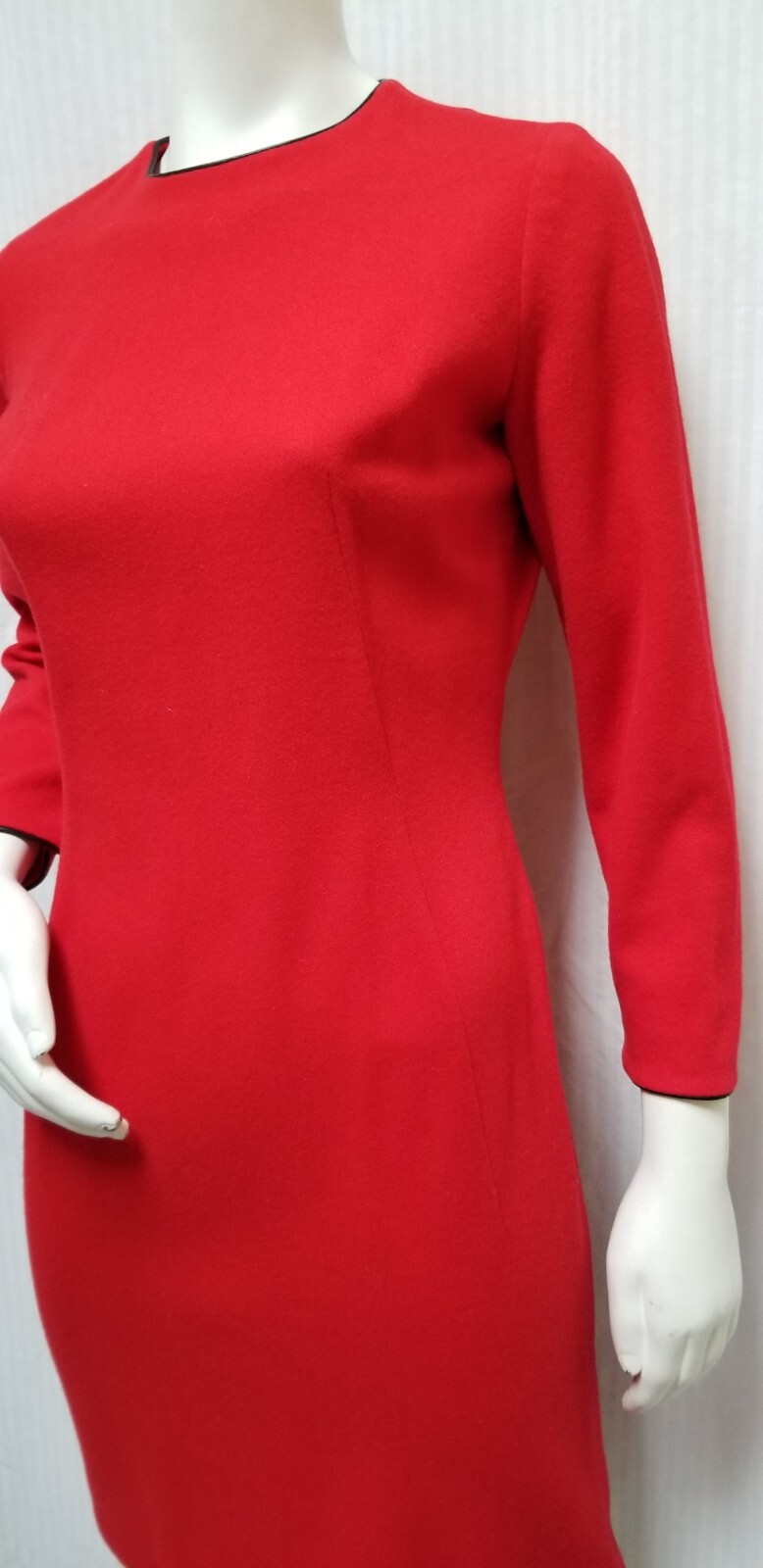 Vintage 2 Piece MINX MODES Red Dress & Cape Poncho – Size M – EUC