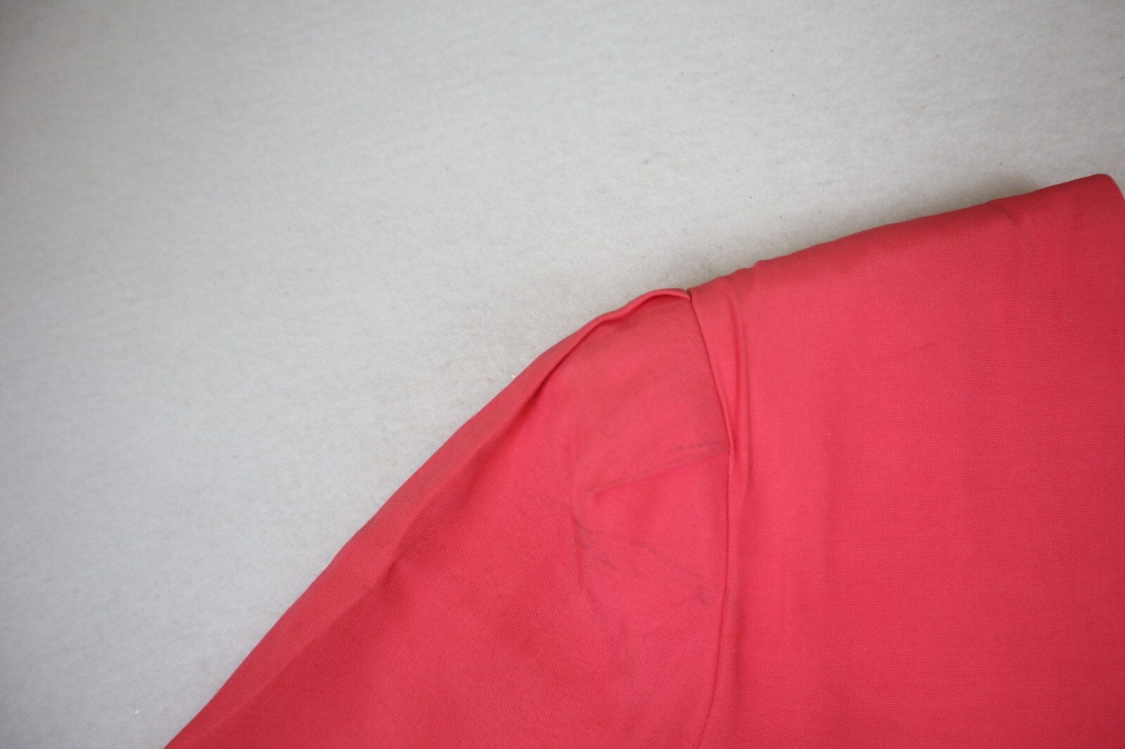 VINTAGE 80s 90s WOMEN’S CORAL SALMON SHORT SLEEVE SHEATH DRESS – SYCAMORE – 7/8