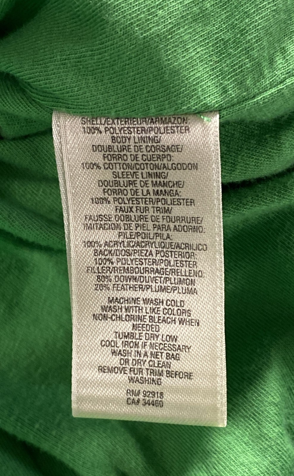 Vintage Y2K Juicy Couture Women’s Green Quilted Down Puffer Jacket Hood Sz M