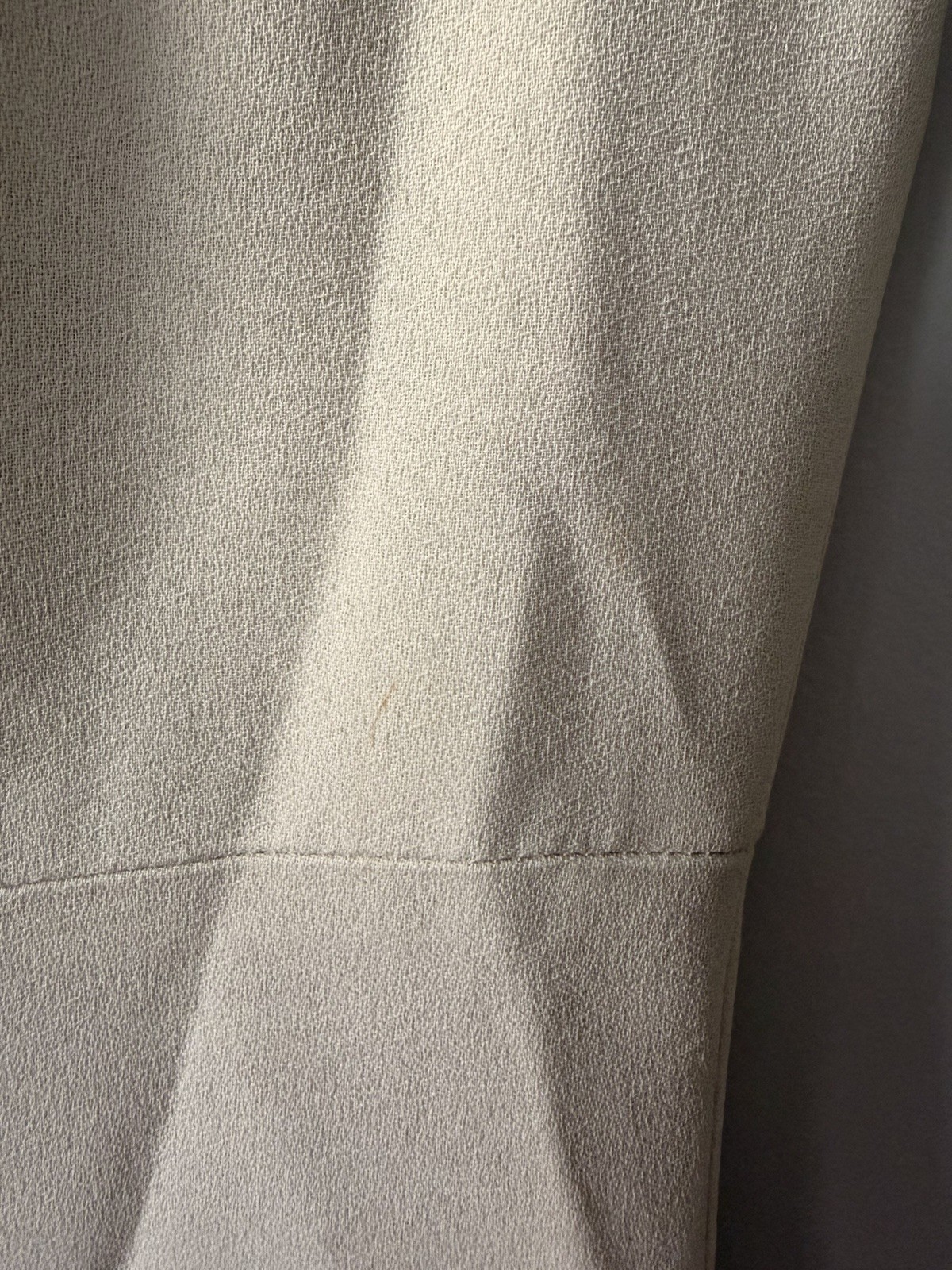 Saks Fifth Avenue 1950’s Cream Dress With Button Accents Small Zipper Back
