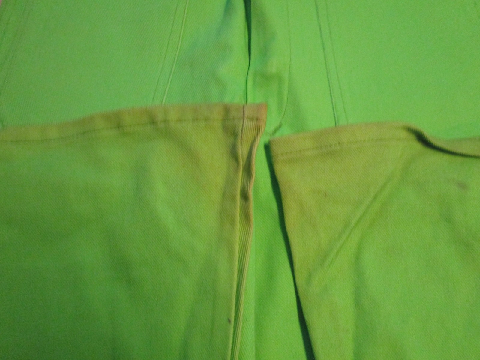 VTG NWT Deadstock Gaslight Womens Jeans 29 34 USA Bell Bottom Disco Green Hippy