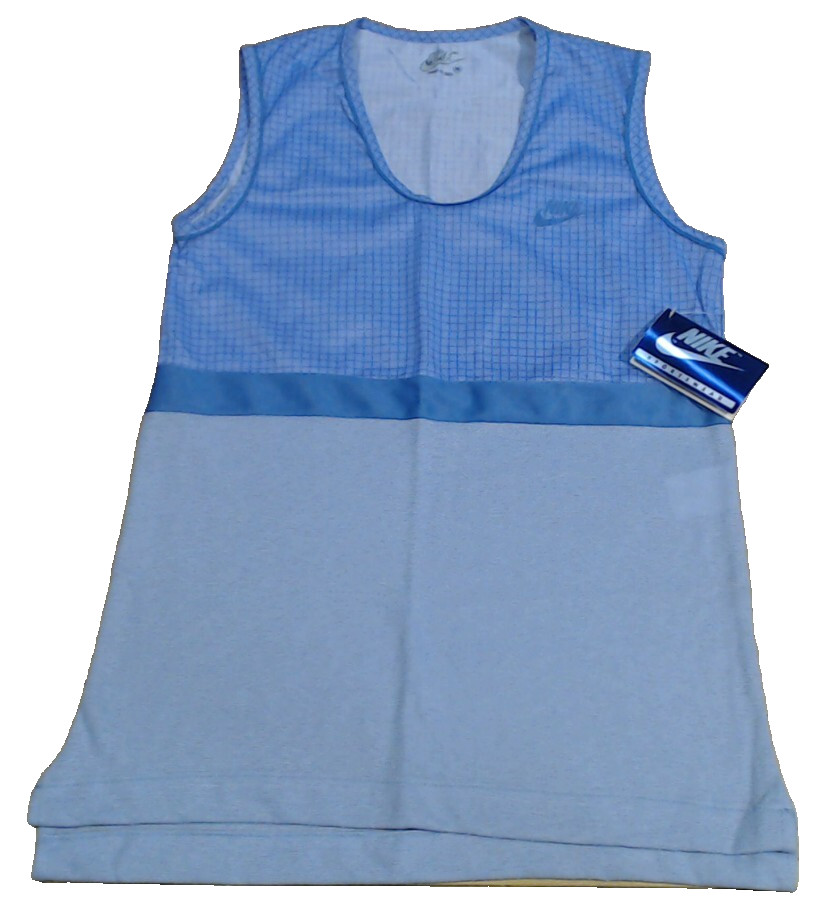 Vtg 80s Nike Tank Top Wmns M Sleeveless Shirt NWT Lavender, Blue Running Workout