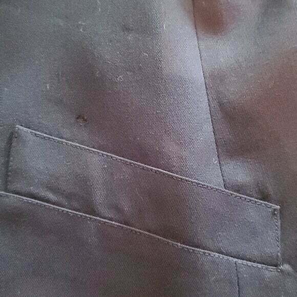Kasper for ASL Vintage Lined Blue 100% Wool Shoulder Pads Blazer Jacket Size 12
