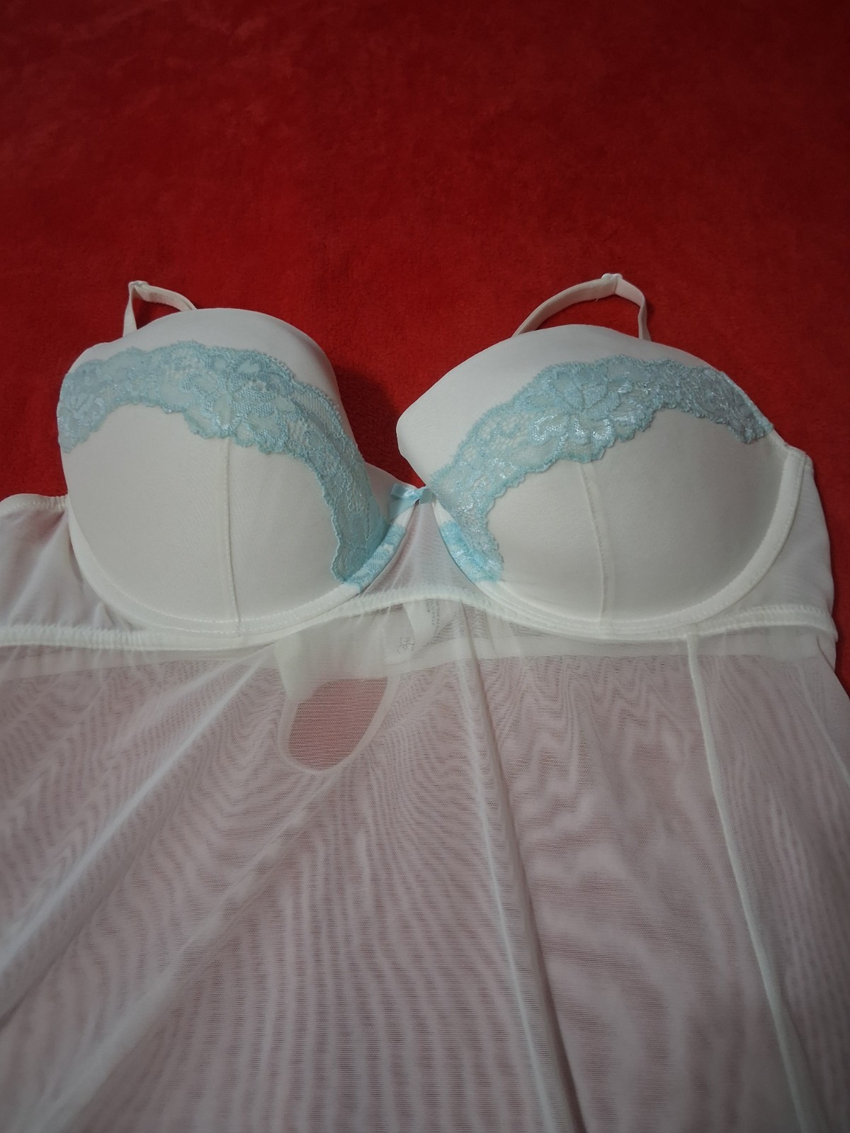 LG Gilligan & O’Malley White Vintage Babydoll Nightie