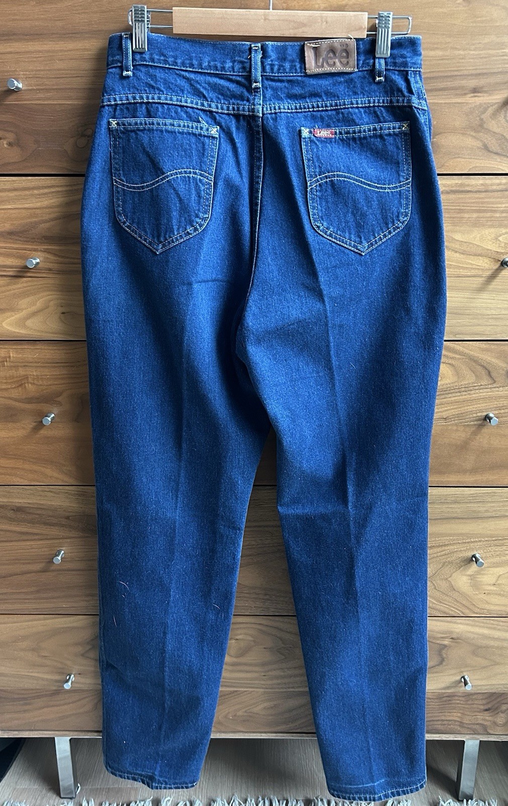 Vintage 1980’s Women’s Jeans Lee Riders Yoke TALL Union Made In USA 30×31 Sz 16