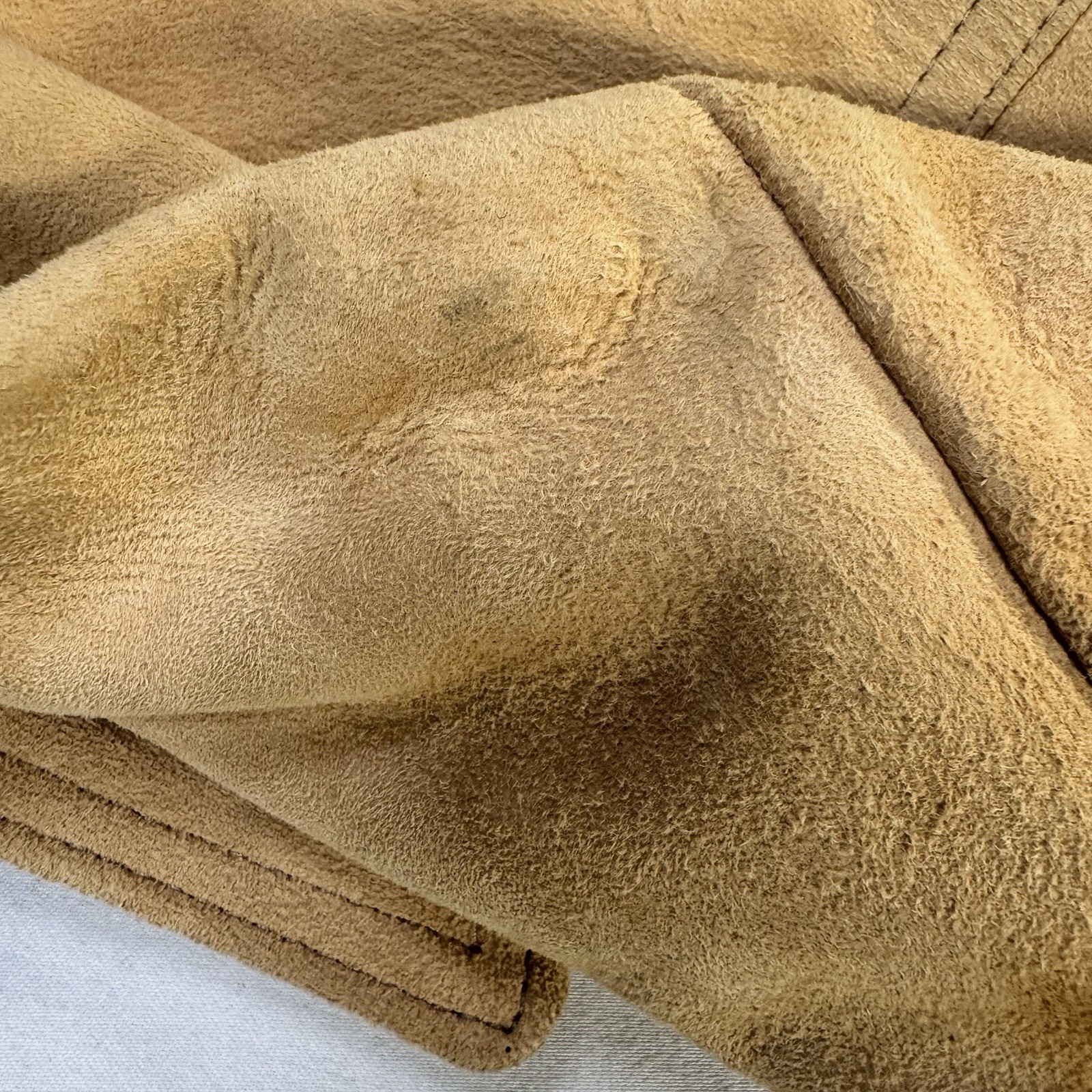 1970s Vintage New England Sportswear Co Suede Jacket Women’s 10 USA Tan