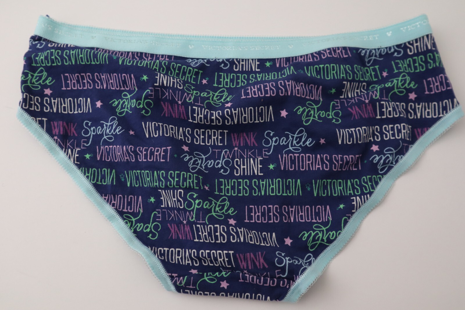 3 VTG 2014 Victoria’s Secret Thin Signature 95% cotton Bikini Panties Lot MEDIUM