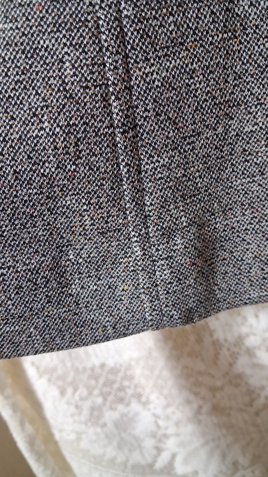 Bodin Knits Vintage Gray Tweed No Wrinkle 1970s Gray Tweed Suit Jacket