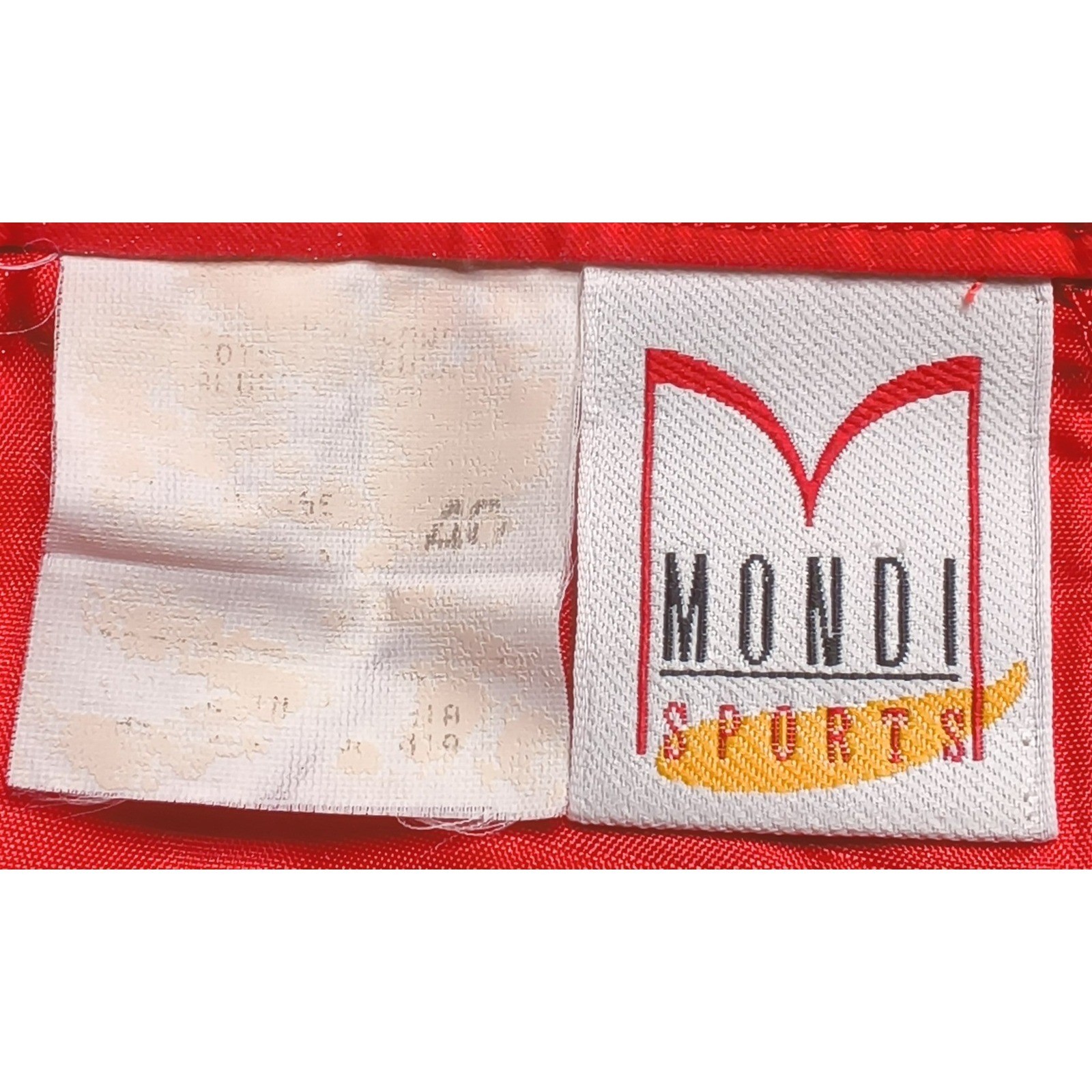 Nautical Vintage Mondi Sports Shorts Women 8? Waist Red High Waisted Pleats Gold