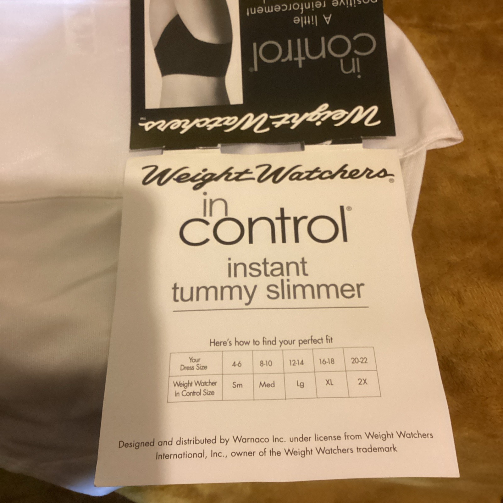 Vintage Weight Watchers in Control Instant Tummy Slimmer Panty Lot Of 2~XL NWT!