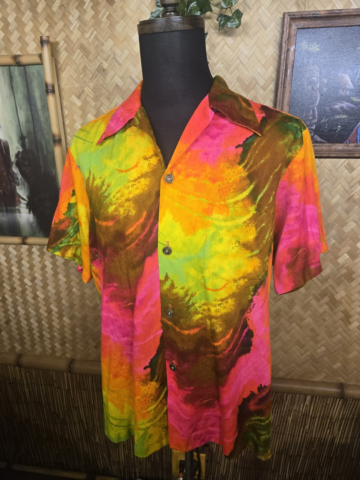 Vintage Waltah Clarke Shirt And Dress Honeymoon Set w1131
