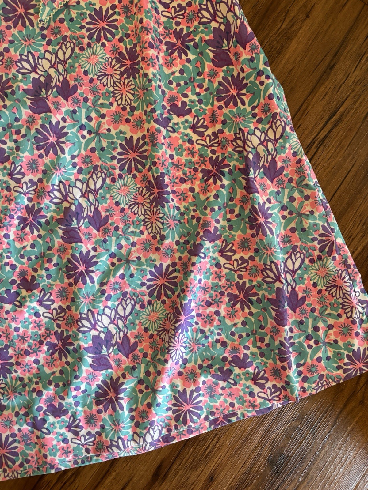 VTG 60s The Lilly Lilly Pulitzer Butterfly 10 Cape 2 Piece Set Floral Maxi Dress
