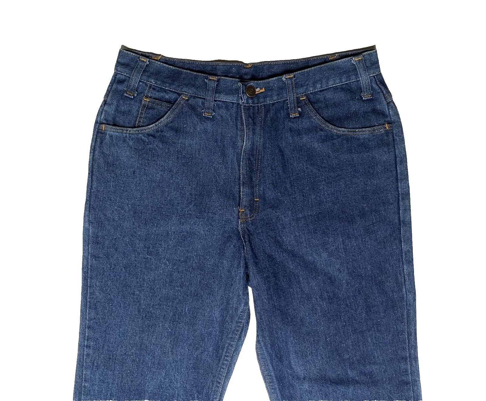 Vintage 70s / 80s Women’s Flaired Blue Jeans 32 3/8×29 11/16