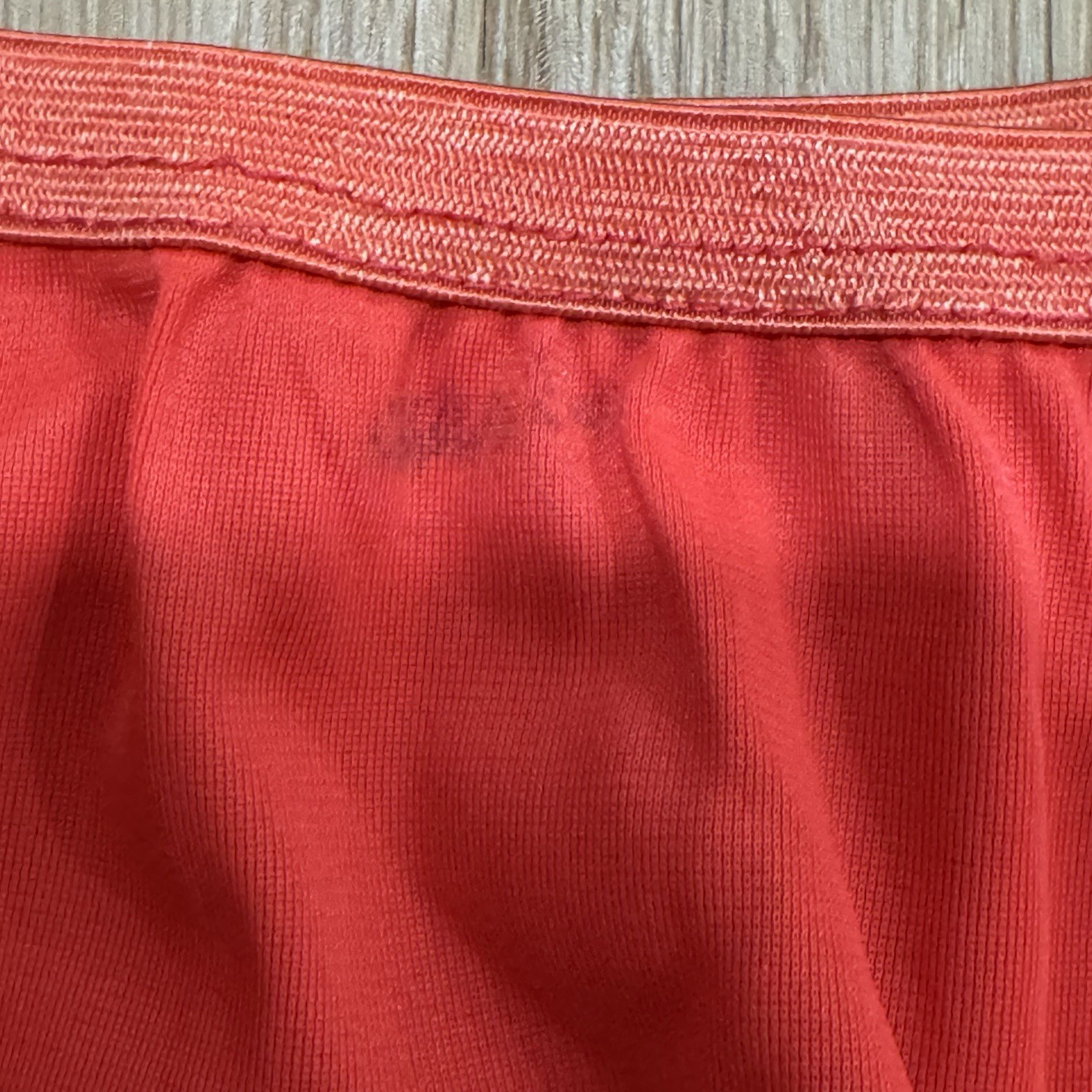 Vintage Vanity Fair Tricot Nylon Pillowtab Red Half Slip Satin Finish Size 6