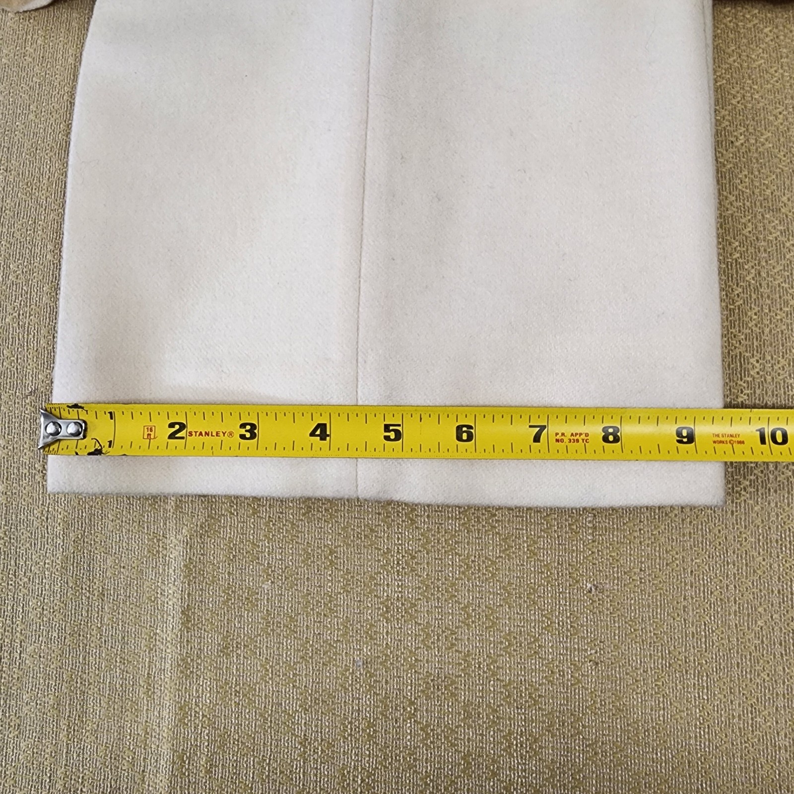 Classic Preppy Richard Evans 100% Pure Wool White Pleated Pants 16 Coastal Vtg
