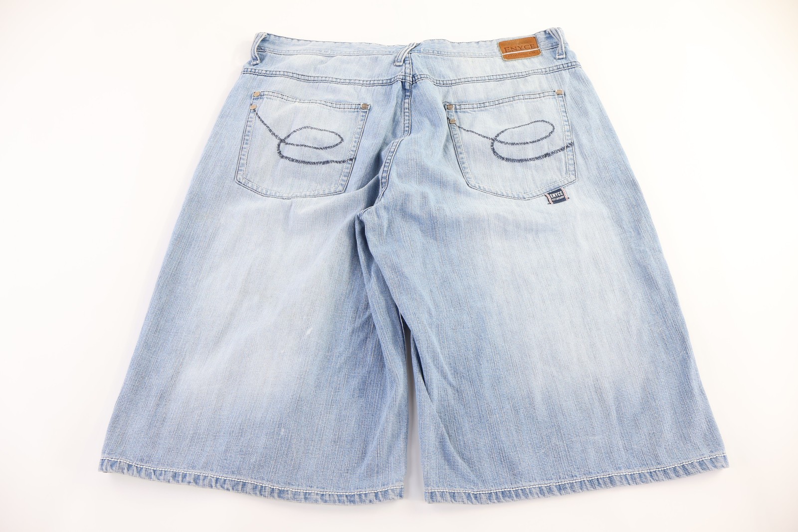 Enyce Light Wash Denim Shorts