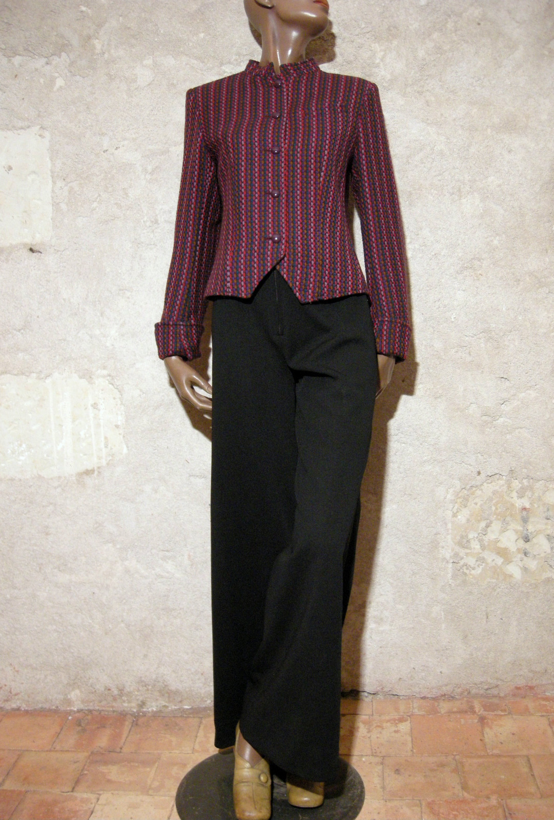 Gaston Jaunet Chic Vintage Jacket 1980 True VTG 80s Giacca (36/38)