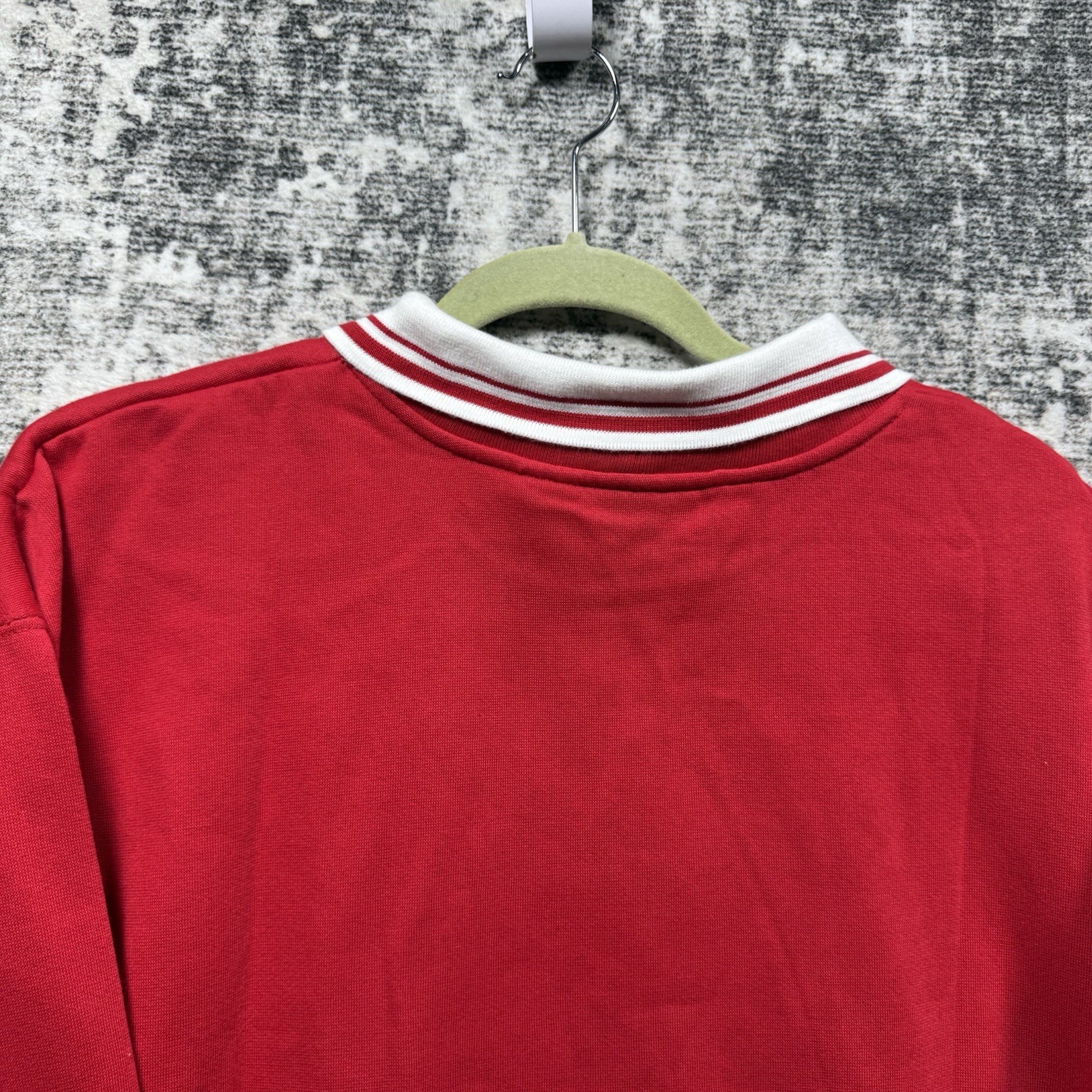 VTG Bolo Spirit Women’s XL Red collared Embroidered Teddy Bear Sweatshirt