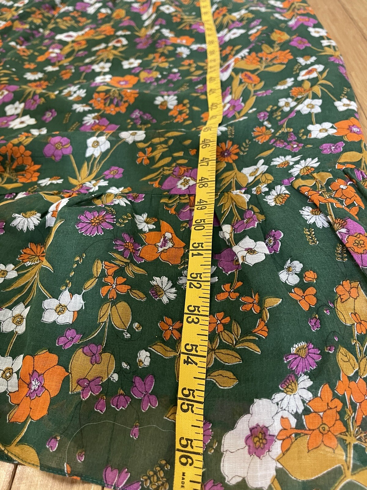 Vintage Edwardian Dress Womens 11 Cottage Ruffles Lace Floral Romantic Boho Fair