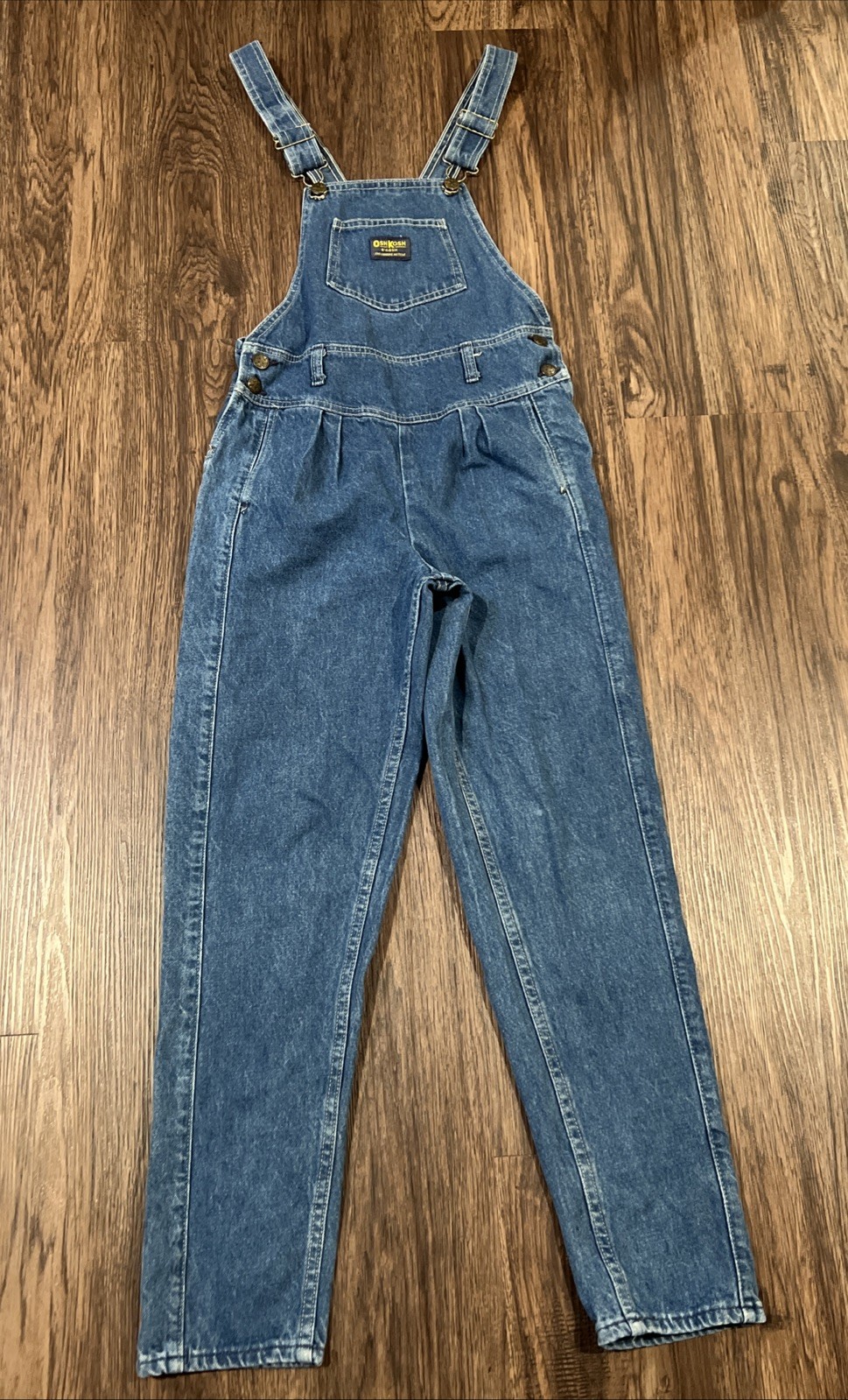 Vintage 80’s Osh Kosh B’Gosh Blue Denim Overalls Size 14 READ