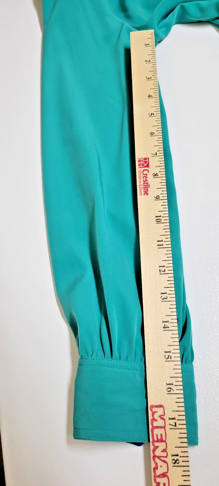 Vtg SCHRADER Shirt DRESS Sz 8 Emerald Green Long Sleeve Pockets Belt Half Button