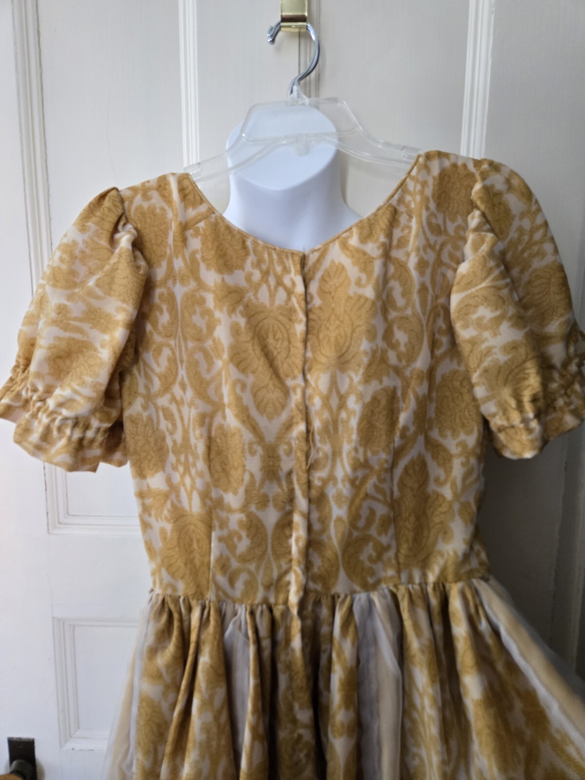 Vintage H Bar C California Ranchwear Floral Dress Square Dance Zip Costume