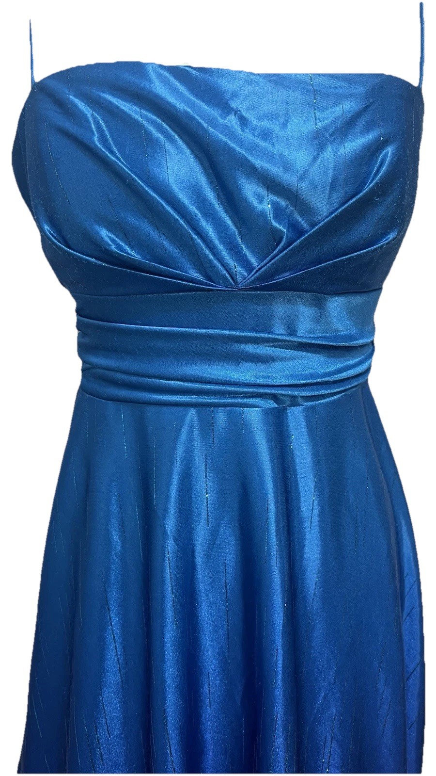 Vintage Y2K JUMP Apparel Blue Ombré Prom/Evening Dress Size Juniors 13/14