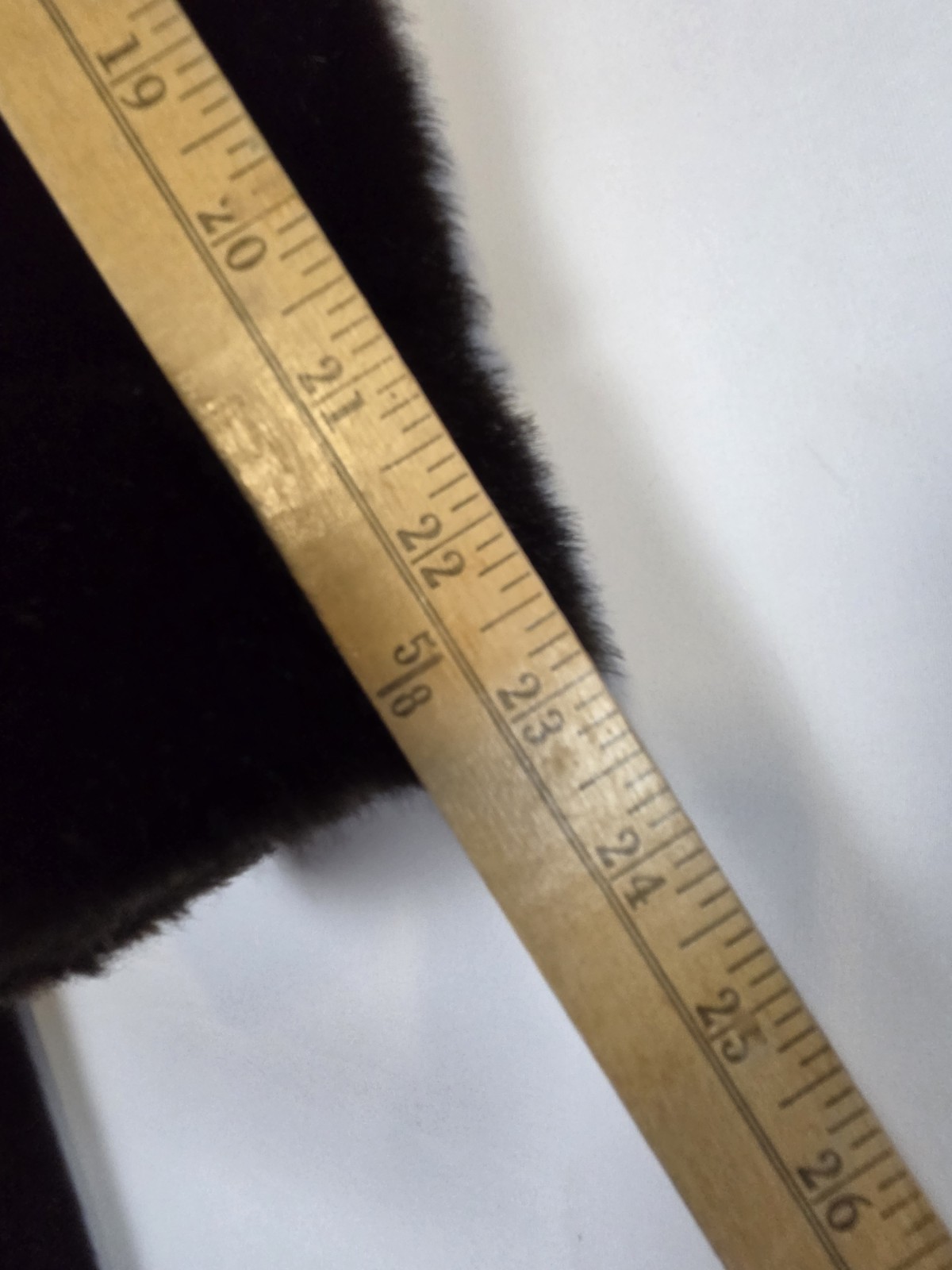 Vintage 60s Mincara Russel Taylor Faux Mink Fur Coat Womens L Brown Glam Winter