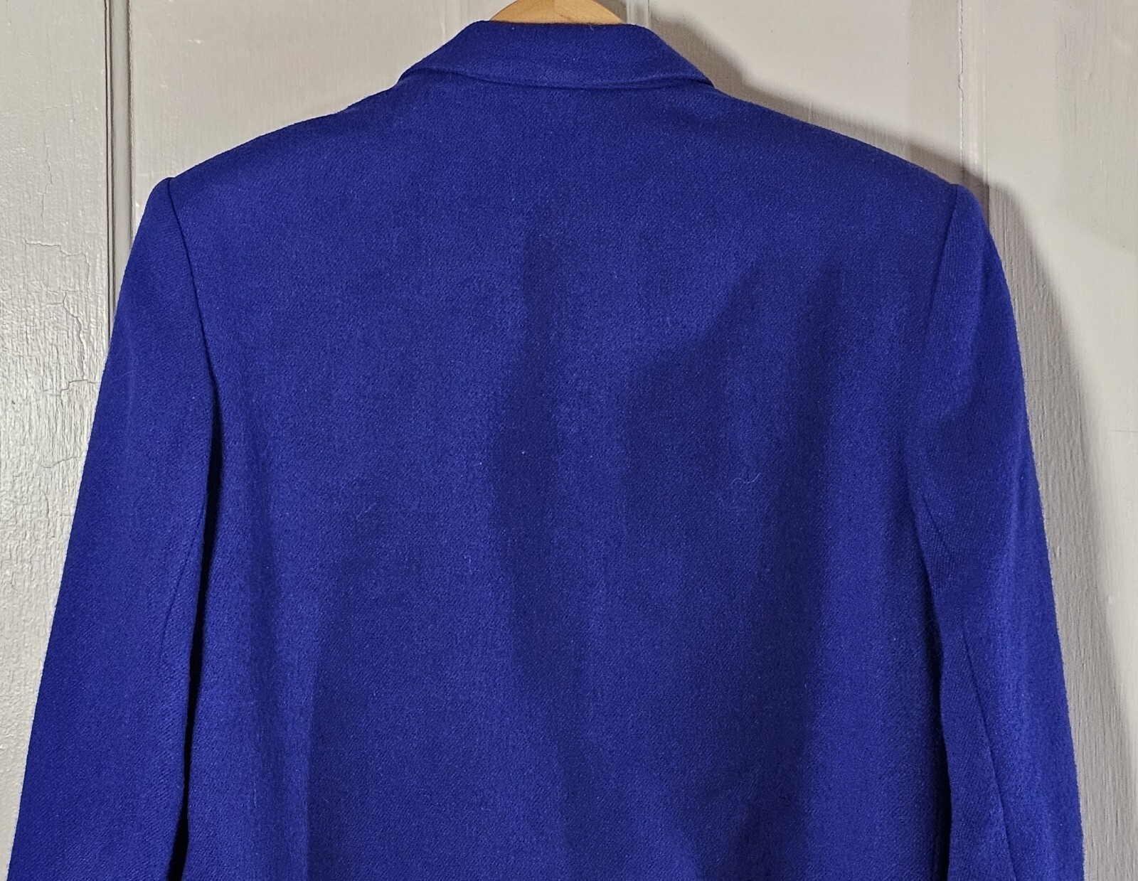 VTG Lynn Greene Blazer Richard Neal Women’s Size 6 Inidgo Purple Wool Lined