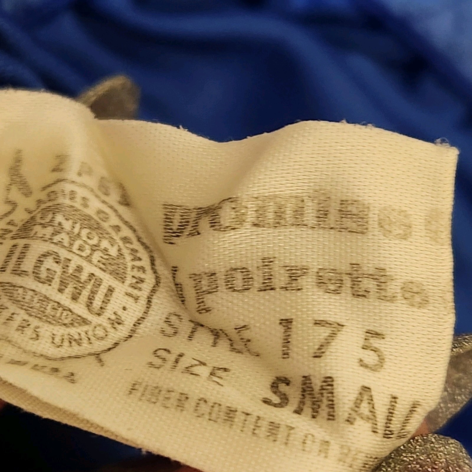 Vtg Dolores Poirette Royal Blue Lace Teddy Romper Bodysuit Size S Union Made