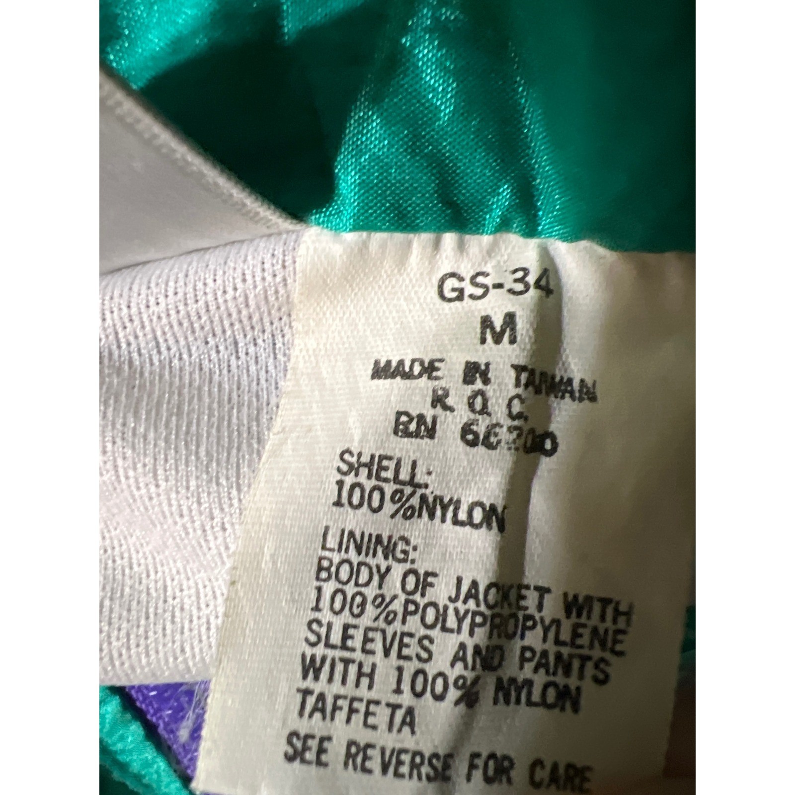 Vtg Colorblock Windbreaker Tracksuit Teal Yellow Med Asics Women’s Jacket Pants