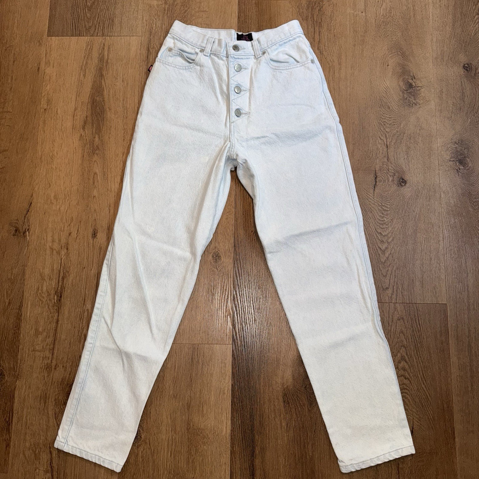 1980s Sasson Jeans Womens 9 Acid Wash Denim Blue Jean Pants Vintage 80s 26 x 28