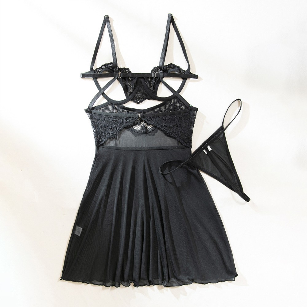 Nightwear Sleepwear G-string Set Dress Underwear Set Babydoll Sexy Lingerie È