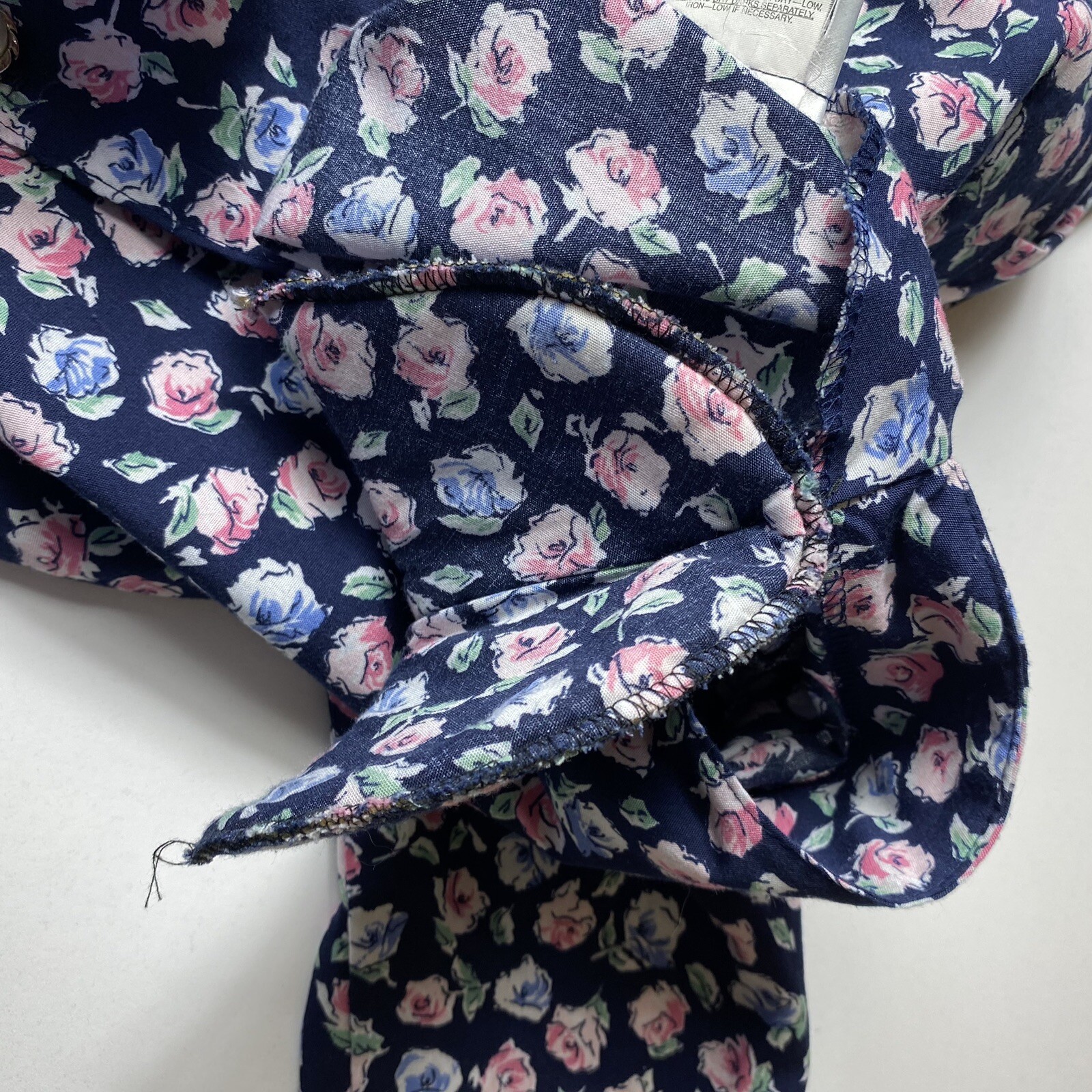 Paquette Too! Vtg 80s Womens Top Skirt Set Cottagecore Secretary Floral Sz 8
