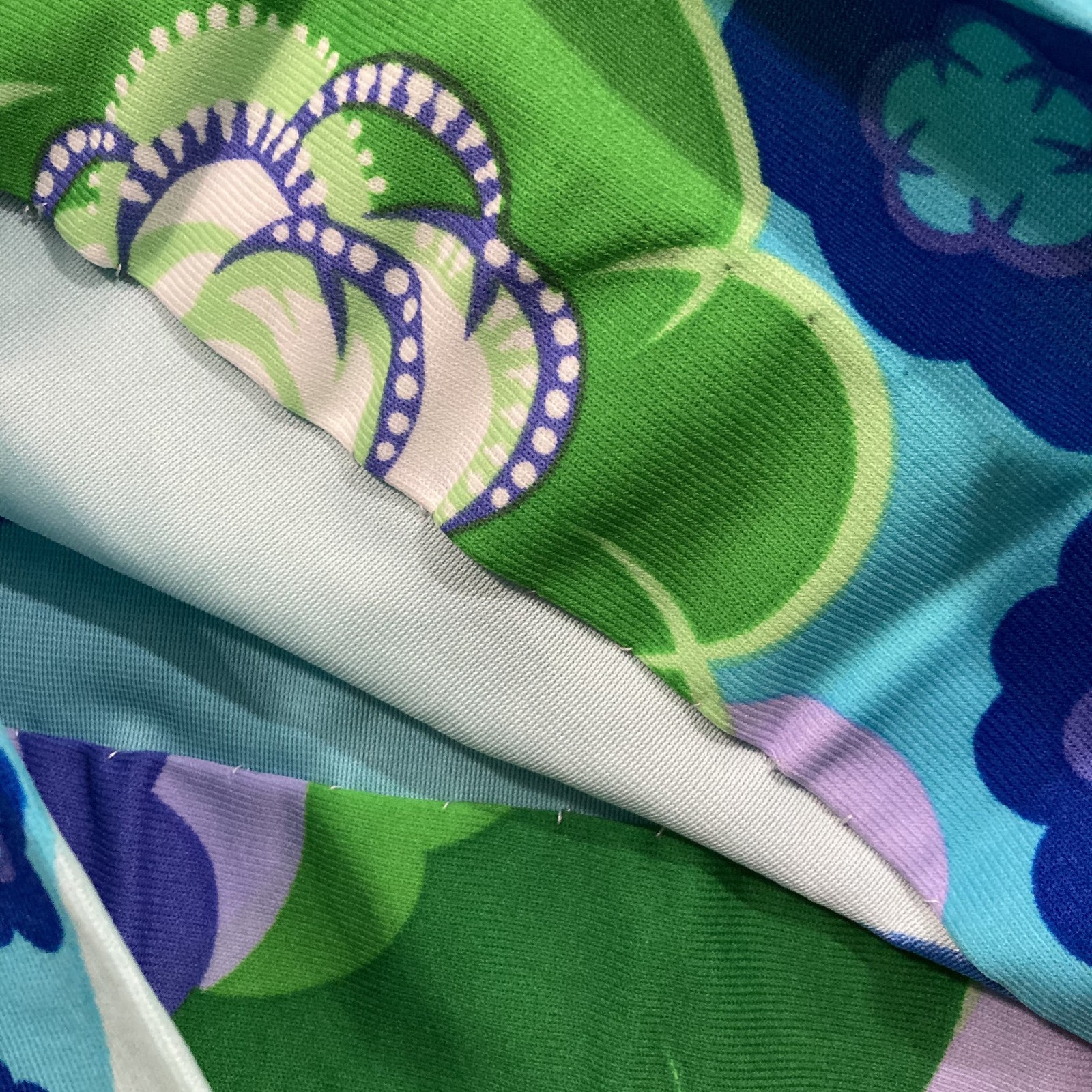 Vintage 70s Malihini Hawaiian Maxi Dress Women’s L Blue Green A-Line Aloha Rare