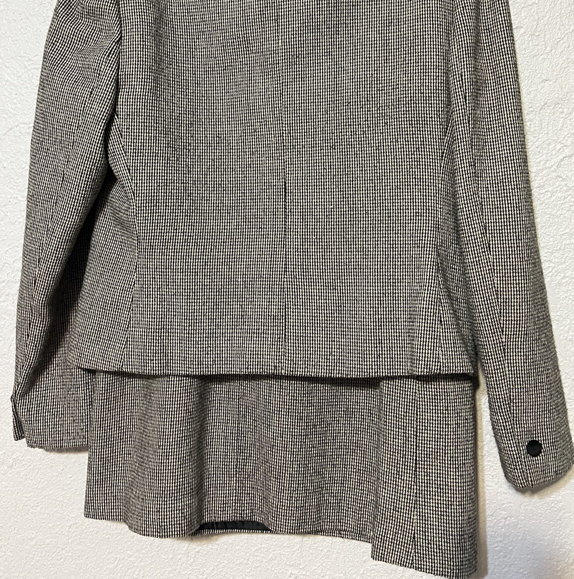 VTG 50’s JONATHAN LOGAN Wool Blend Knit Button Up Jacket & Midi Pencil Skirt Set