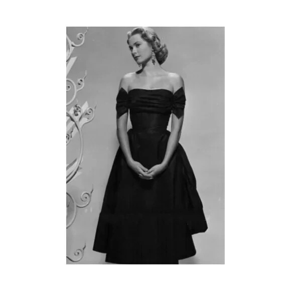 Louisa Nevins Vintage Classic BLACK Dress Made in USA size 10 1950’s Inspired