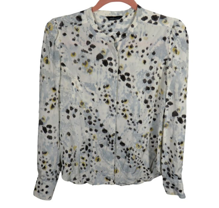 Vintage Moda Int. Victoria’s Secret Animal Print Long Sleeve Blouse Size Small