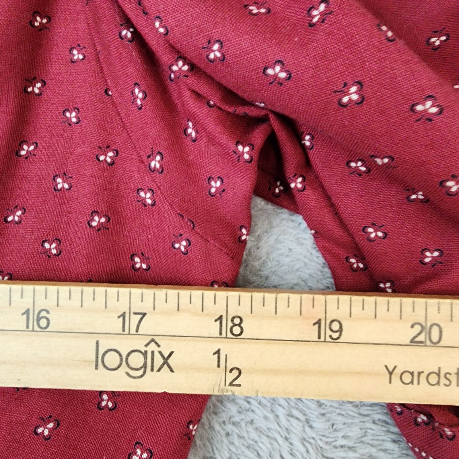 Hammerschmid Trachten Sportiv Dress Womens Size 46 Burgundy Midi with Apron Vtg