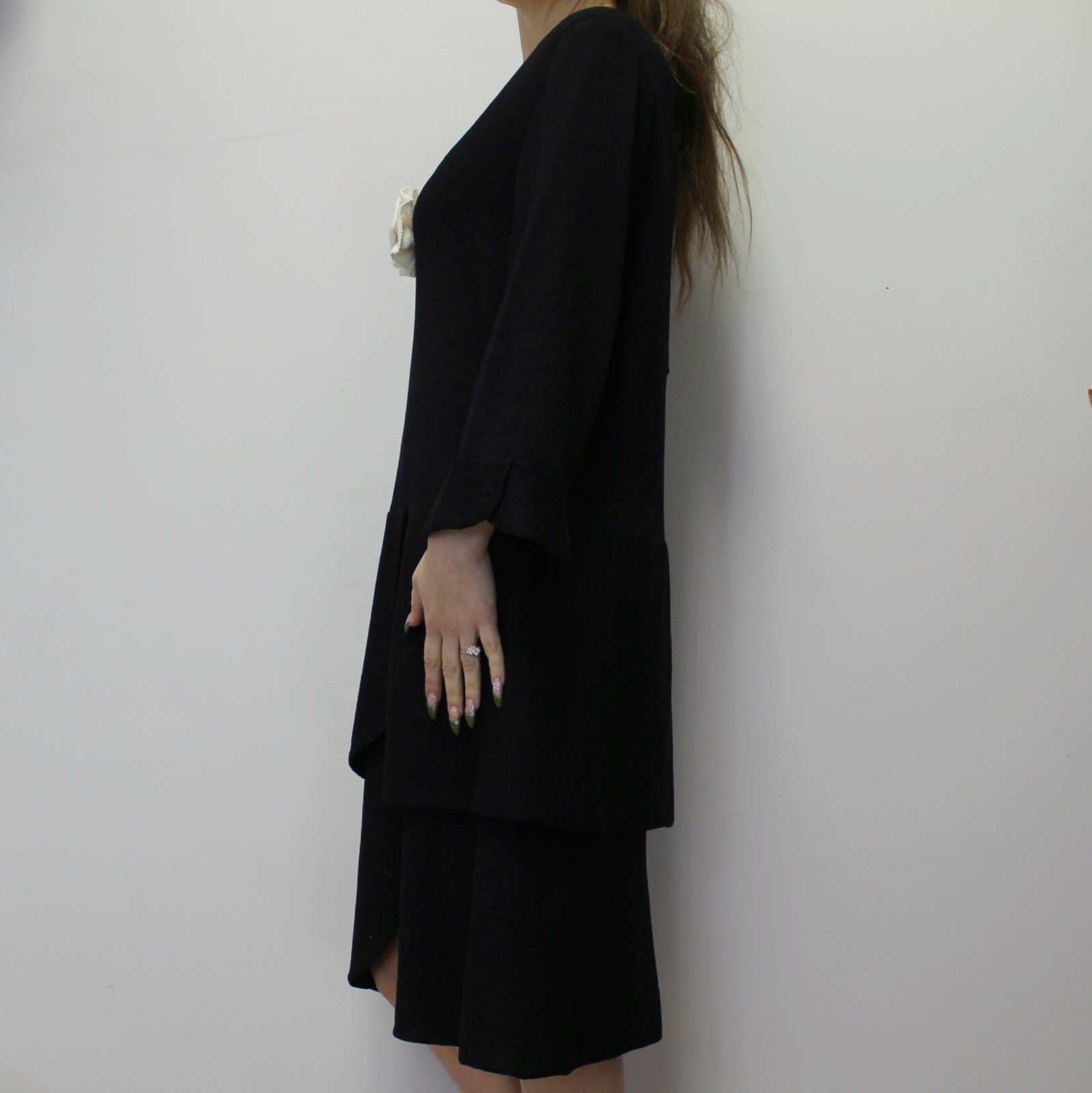 Vintage 80s does 20s Knit Dress by J.S.S.