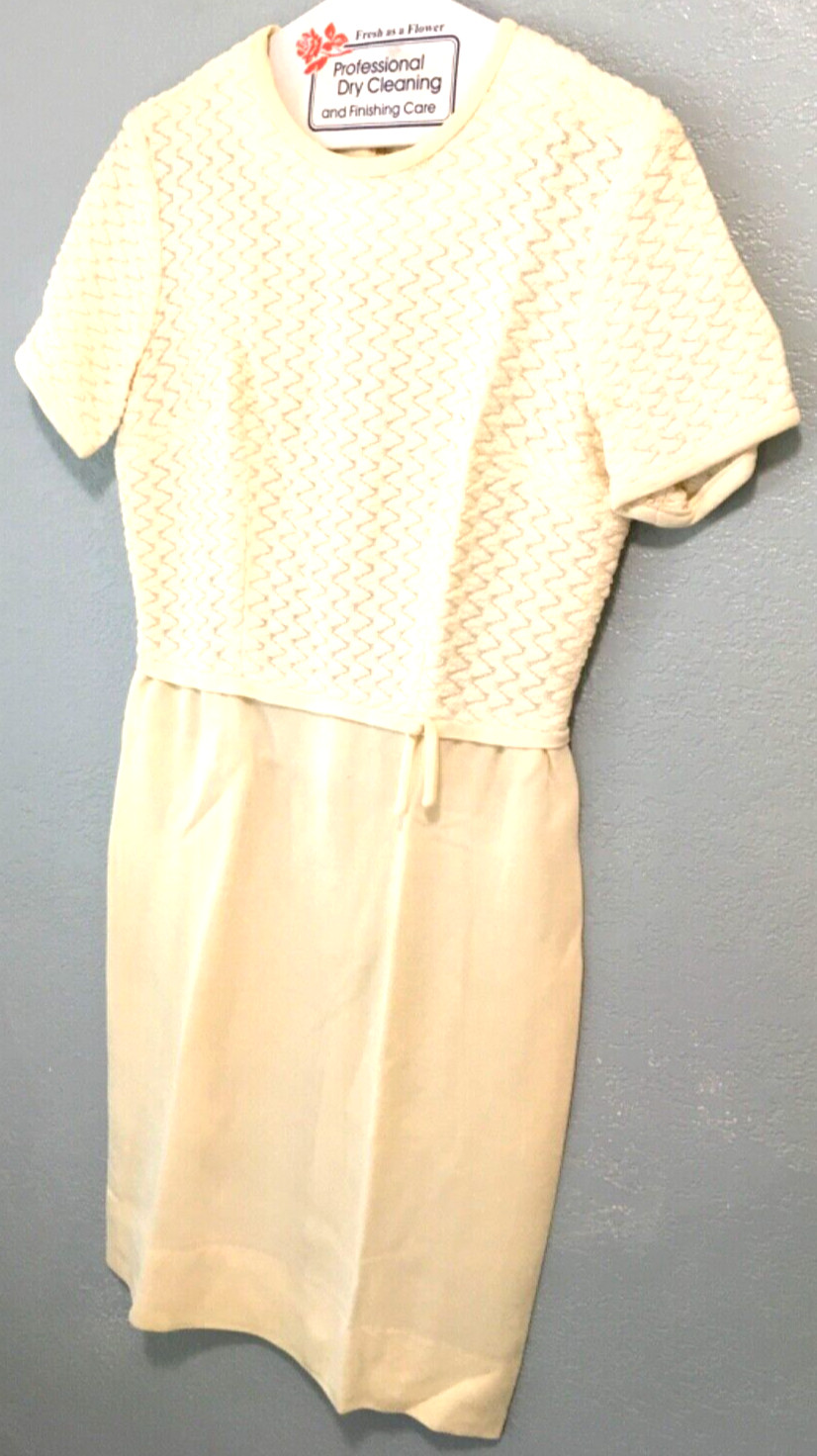 Puritan Forever Young Gloria Swanson Dress 50s-60s Approx. Sz 10, Mid Cent. Mod.